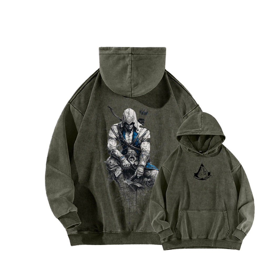 Assassin’s Creed Unisex Washed Hoodie 2602006295