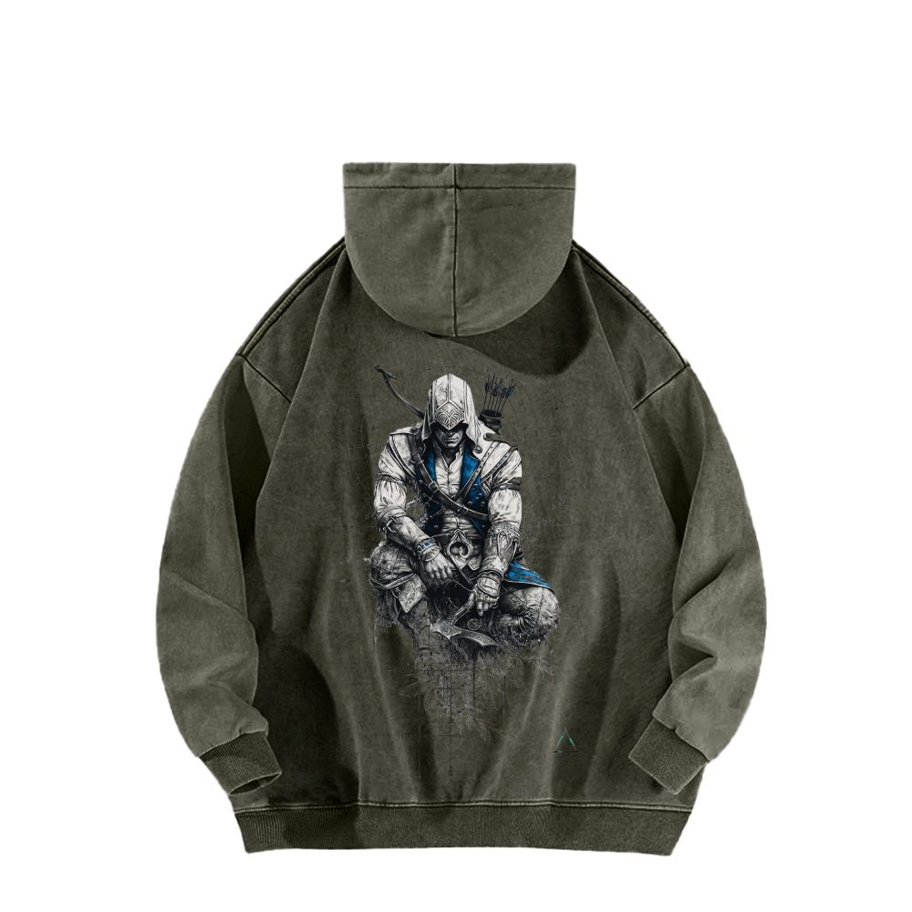Assassin’s Creed Unisex Washed Hoodie 2602006295