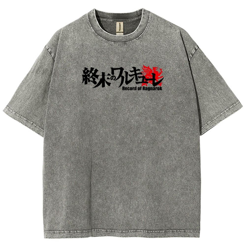 Record of Ragnarok Unisex Fit Washed T-Shirt 2602006621