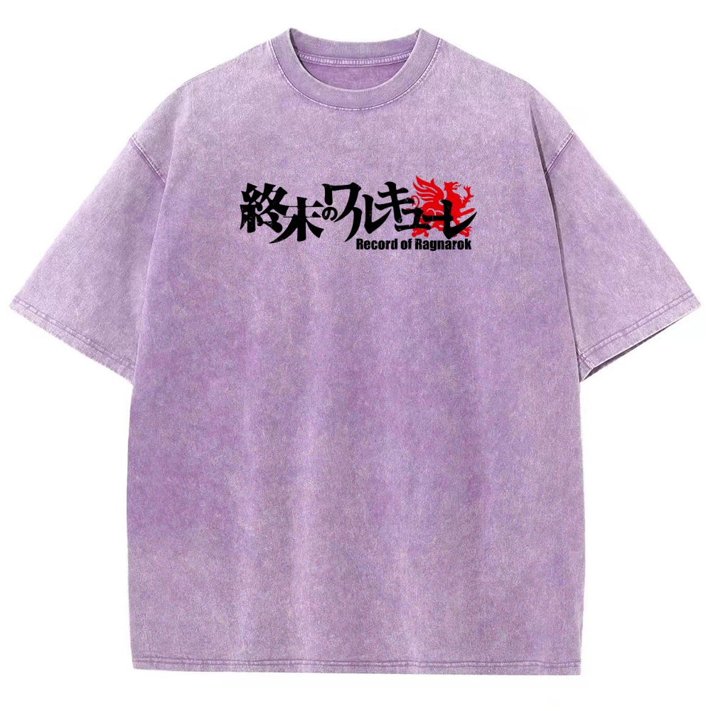 Record of Ragnarok Unisex Fit Washed T-Shirt 2602006621