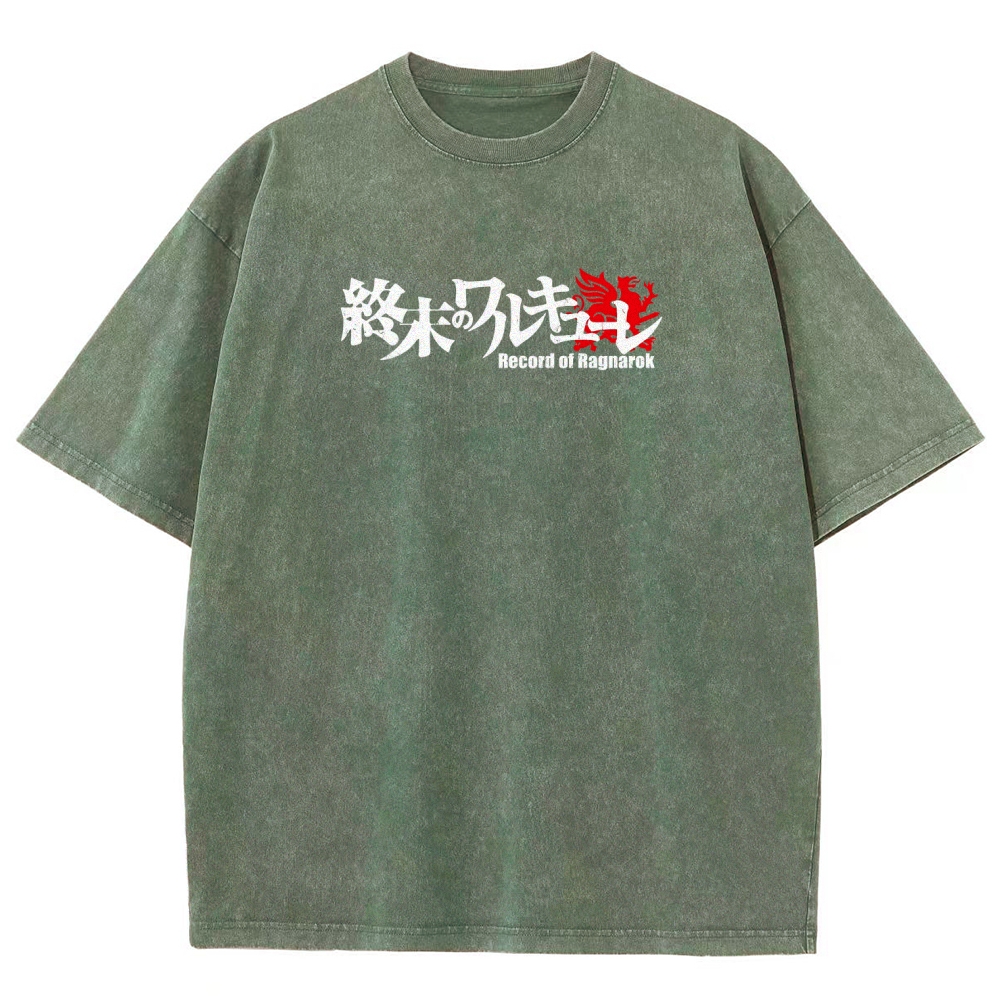 Record of Ragnarok Unisex Fit Washed T-Shirt 2602006621