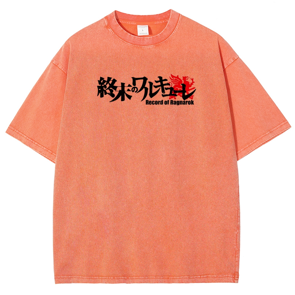 Record of Ragnarok Unisex Fit Washed T-Shirt 2602006621