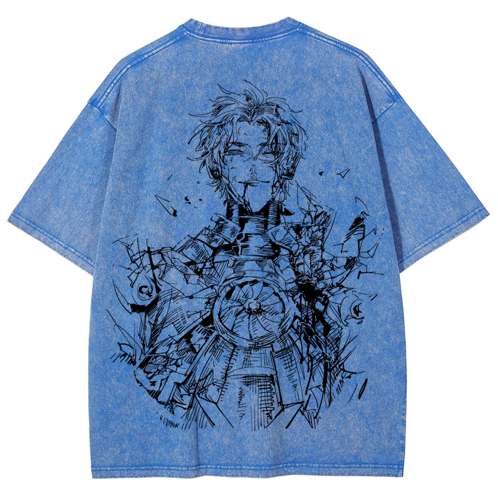 Record of Ragnarok Unisex Fit Washed T-Shirt 2602006621