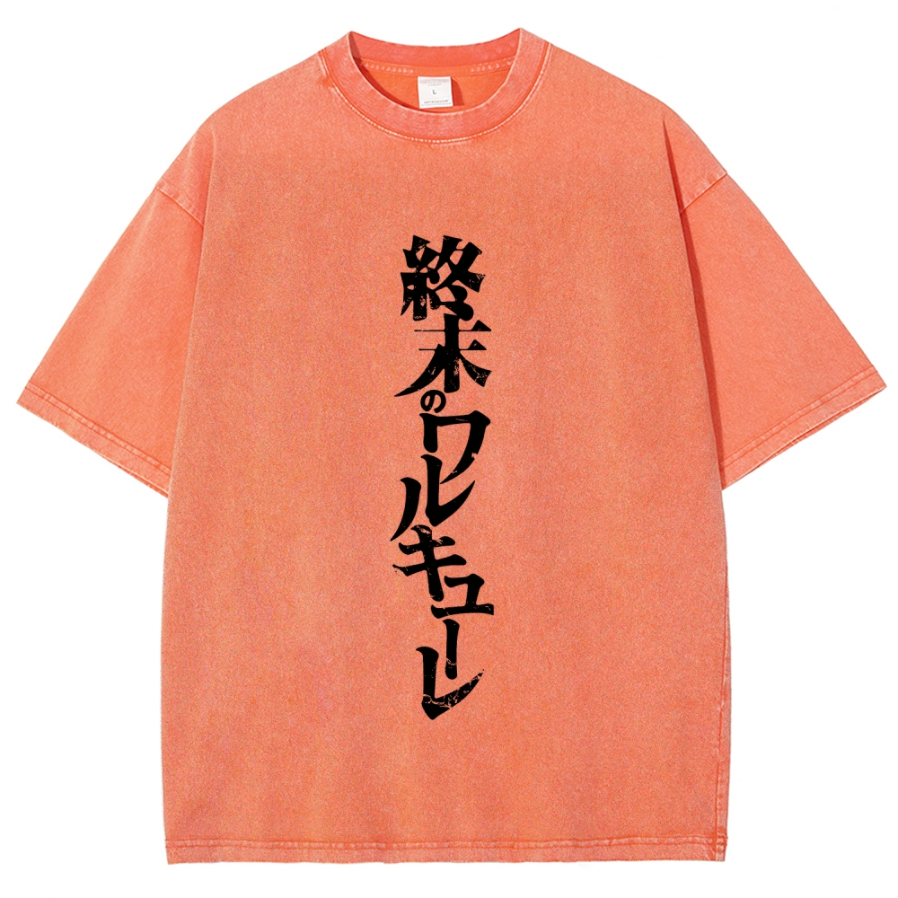 Record of Ragnarok Unisex Fit Washed T-Shirt 2602006626