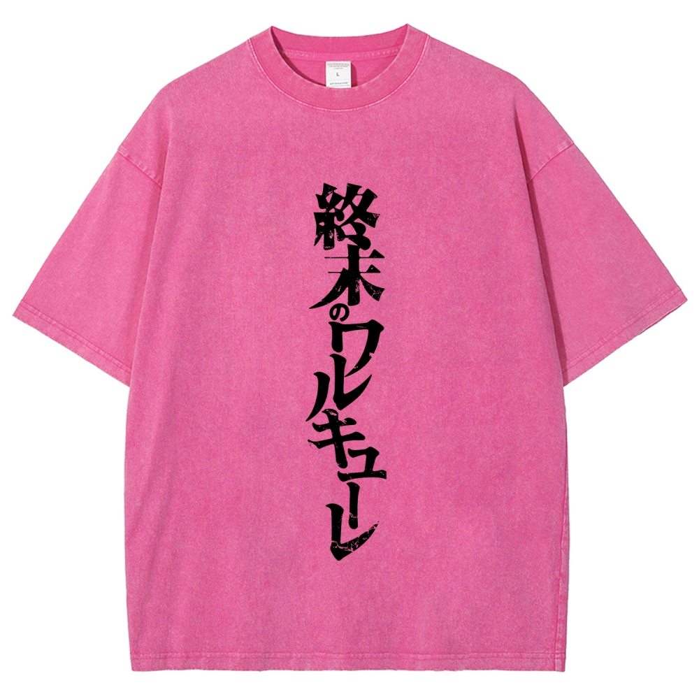 Record of Ragnarok Unisex Fit Washed T-Shirt 2602006626