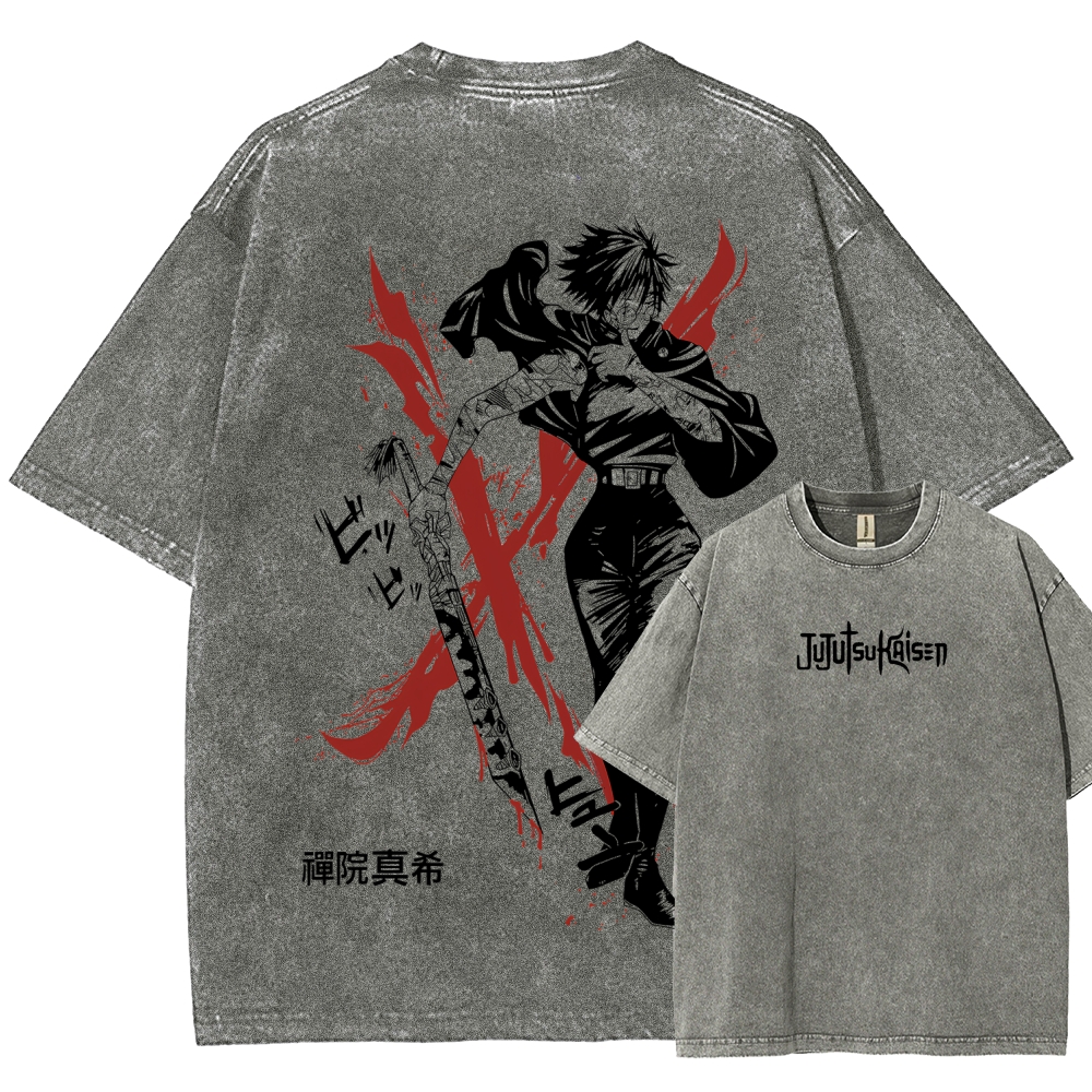 Jujutsu Kaisen Unisex Fit Washed T-Shirt 2602006635