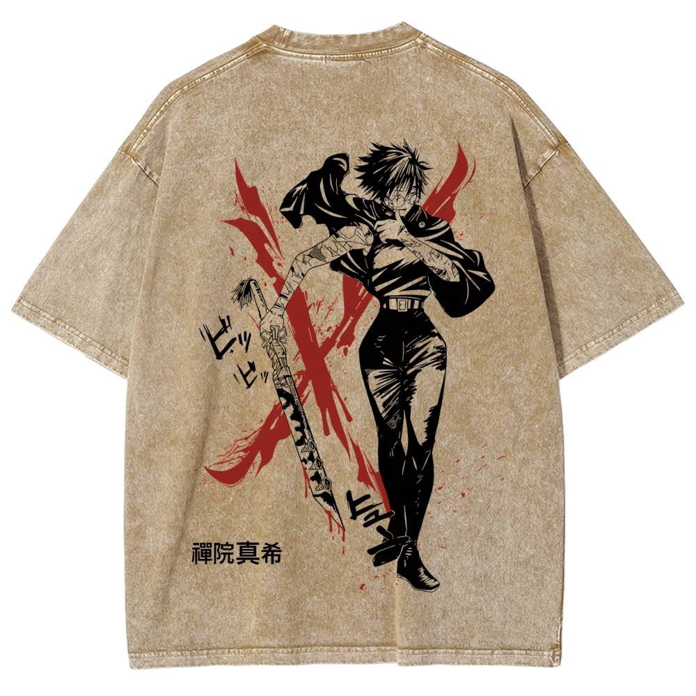 Jujutsu Kaisen Unisex Fit Washed T-Shirt 2602006635
