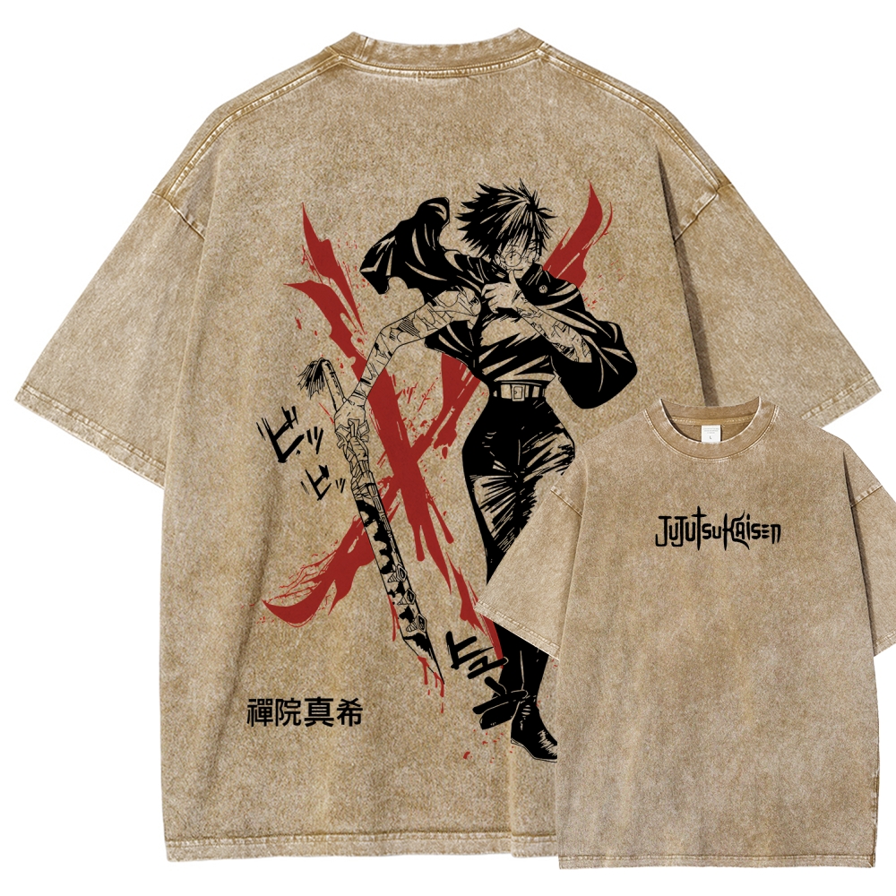 Jujutsu Kaisen Unisex Fit Washed T-Shirt 2602006635