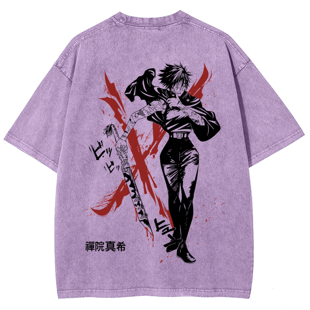 Jujutsu Kaisen Unisex Fit Washed T-Shirt 2602006635