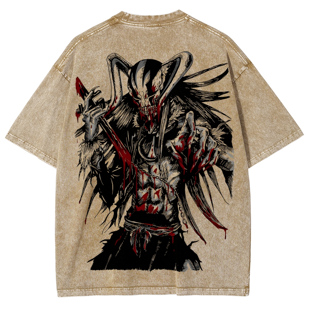 Bleach Ichigo Unisex Fit Washed T-Shirt 2602006636