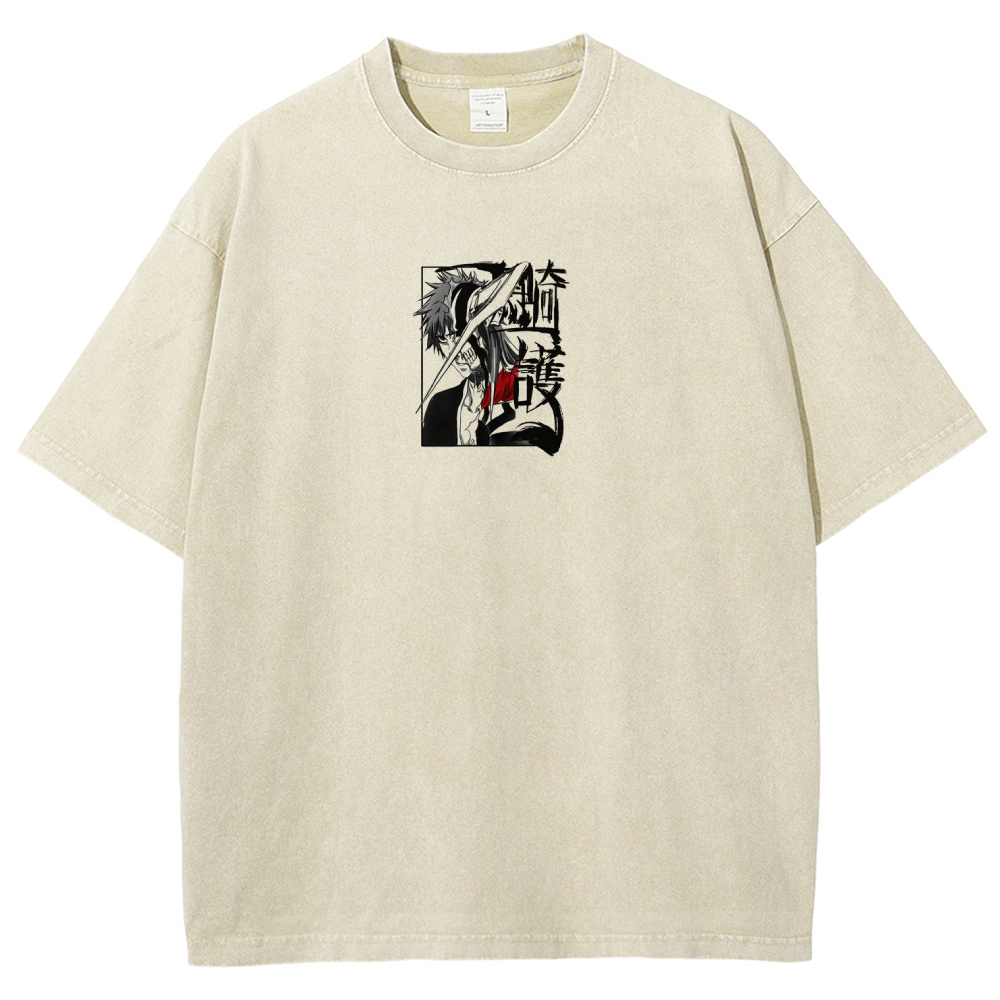 Bleach Ichigo Unisex Fit Washed T-Shirt 2602006636