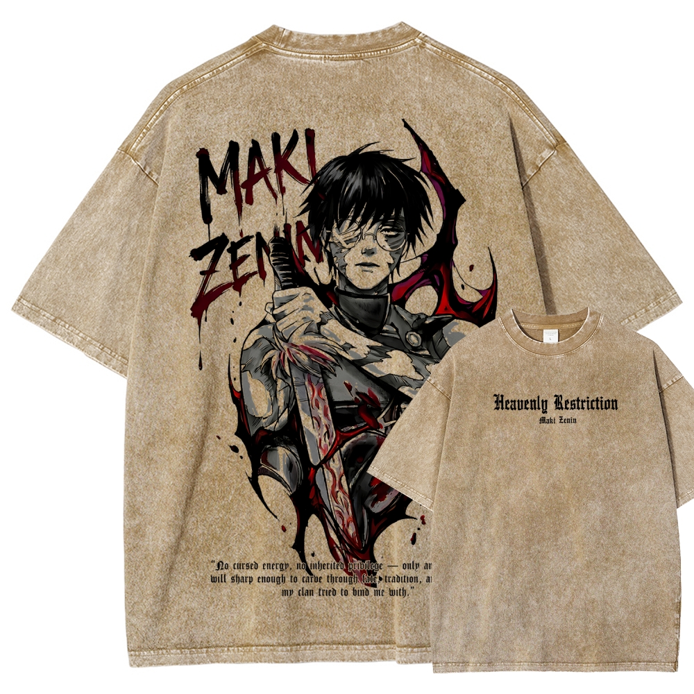 Jujutsu Kaisen Unisex Fit Washed T-Shirt 2602006637