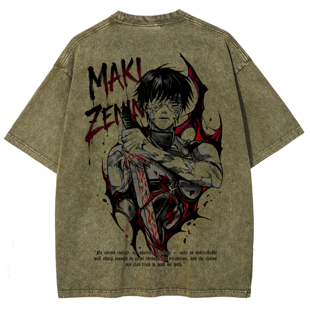 Jujutsu Kaisen Unisex Fit Washed T-Shirt 2602006637