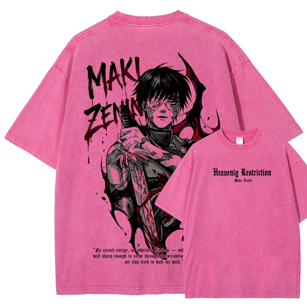 Jujutsu Kaisen Unisex Fit Washed T-Shirt 2602006637