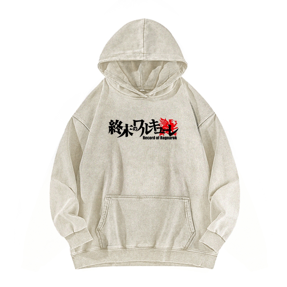 Record of Ragnarok Unisex Washed Hoodie 2602006641