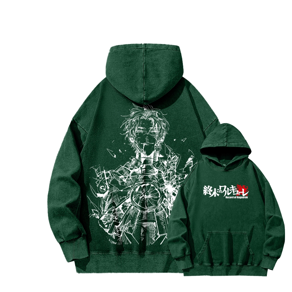 Record of Ragnarok Unisex Washed Hoodie 2602006641