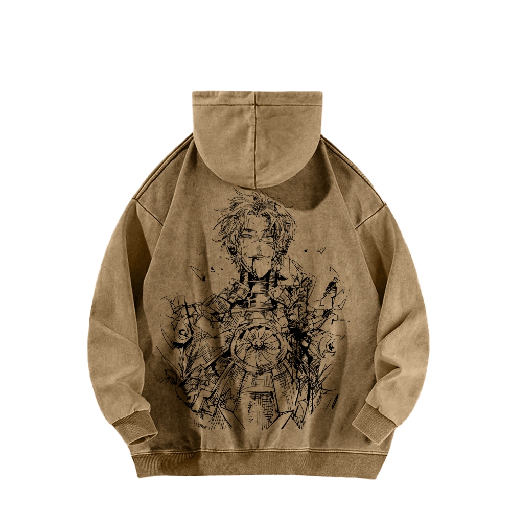 Record of Ragnarok Unisex Washed Hoodie 2602006641