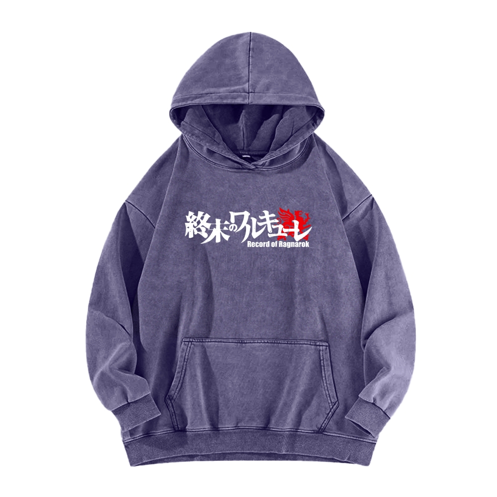 Record of Ragnarok Unisex Washed Hoodie 2602006641