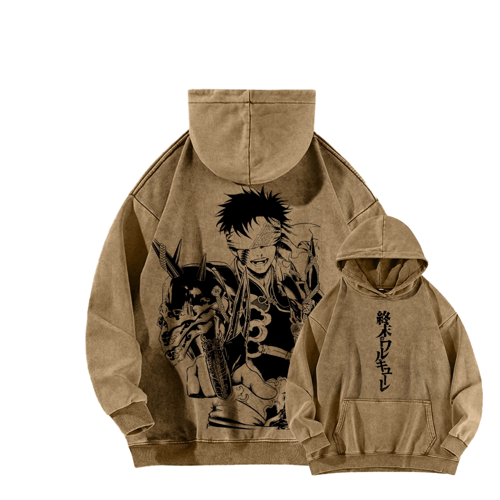 Record of Ragnarok Unisex Washed Hoodie 2602006644