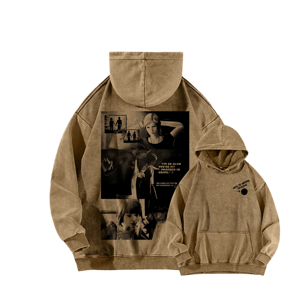 Life Is Strange Unisex Washed Hoodie 2602006789