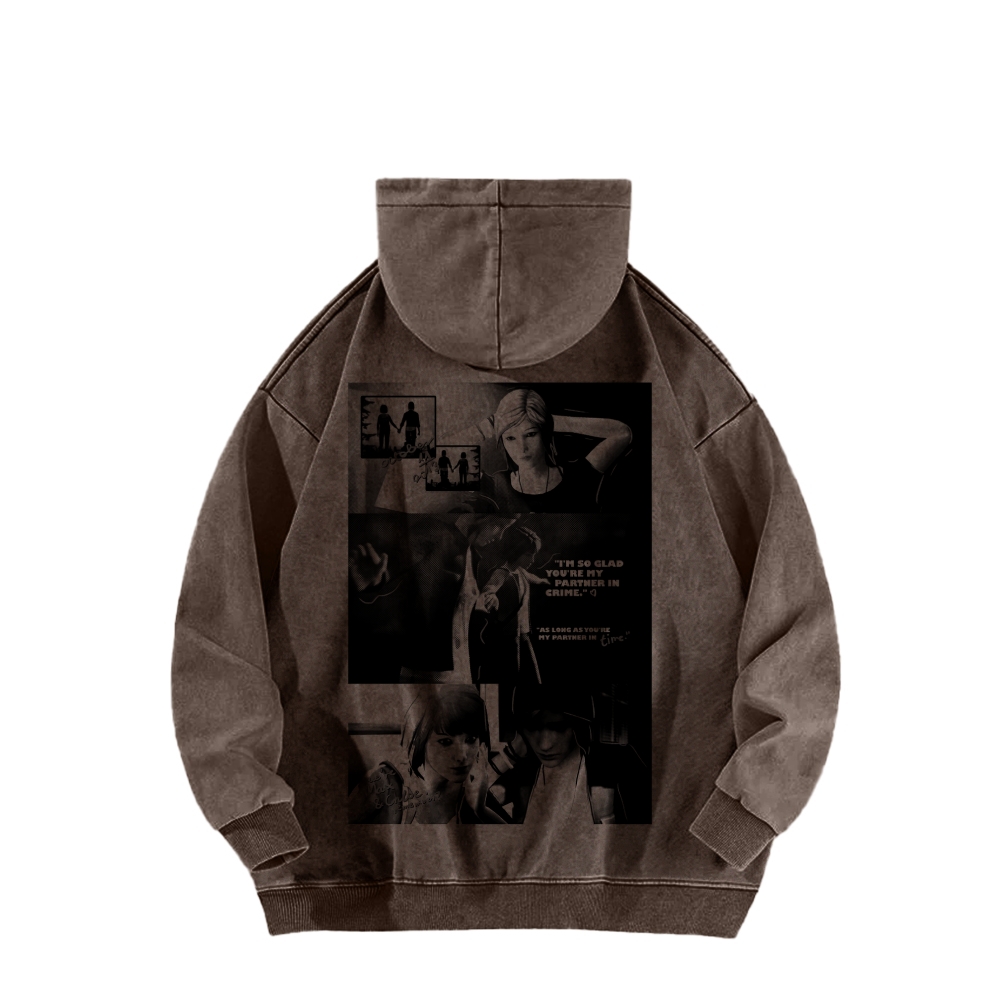 Life Is Strange Unisex Washed Hoodie 2602006789