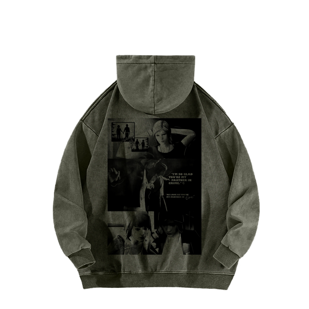 Life Is Strange Unisex Washed Hoodie 2602006789
