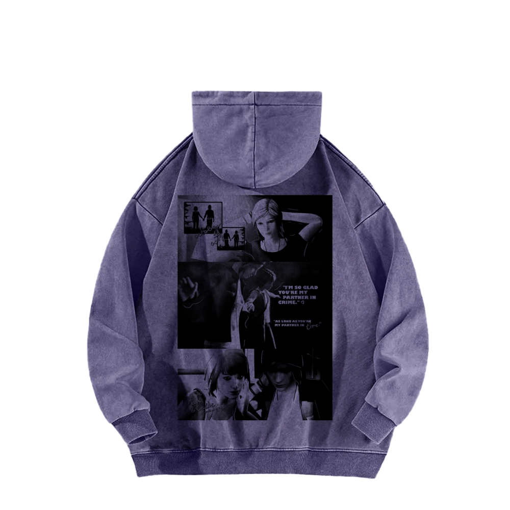 Life Is Strange Unisex Washed Hoodie 2602006789