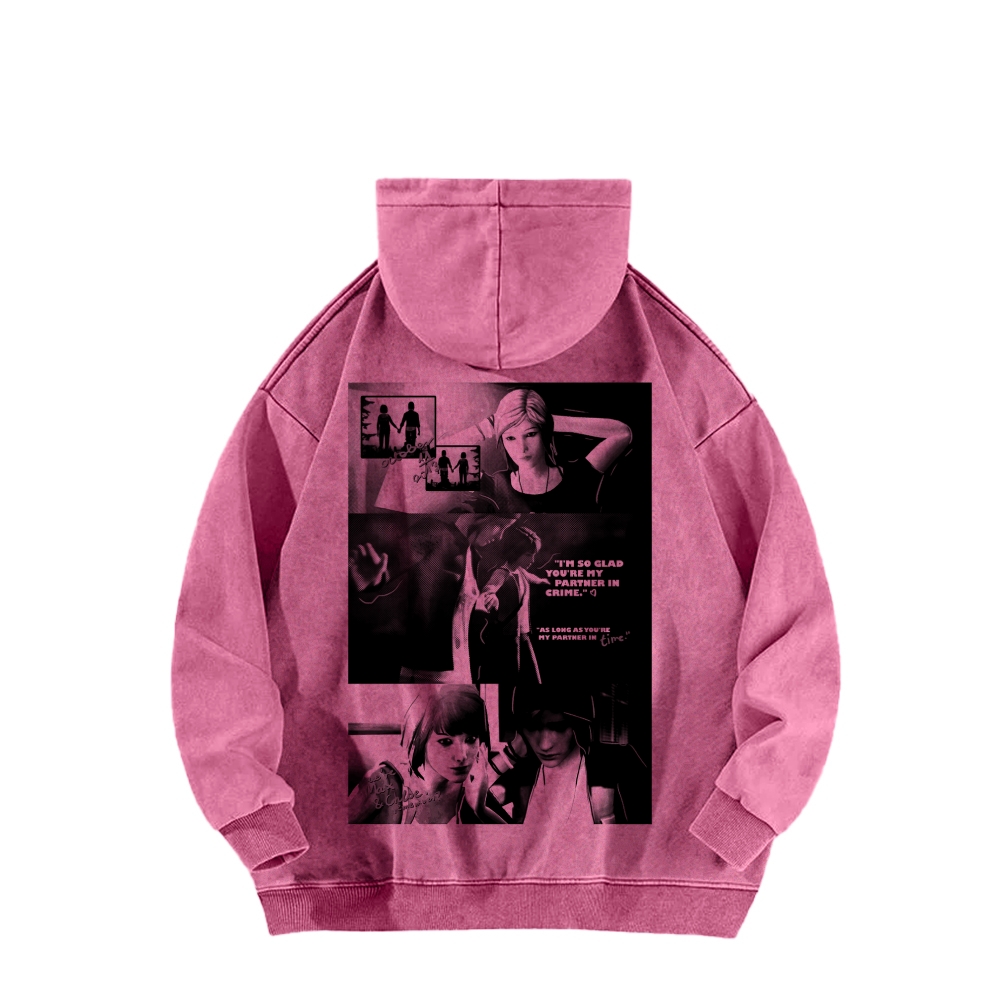 Life Is Strange Unisex Washed Hoodie 2602006789