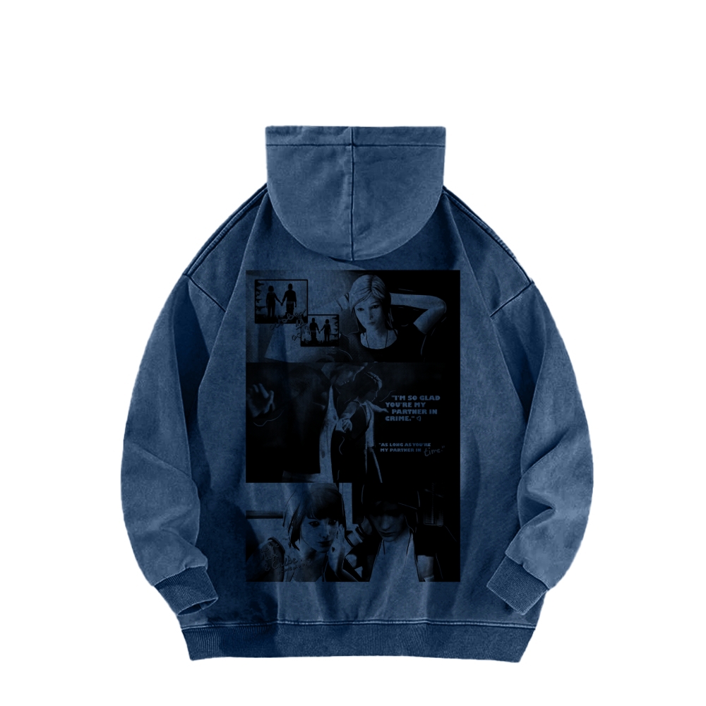 Life Is Strange Unisex Washed Hoodie 2602006789