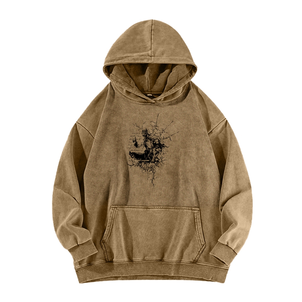 Dark Souls Unisex Washed Hoodie 2602006806