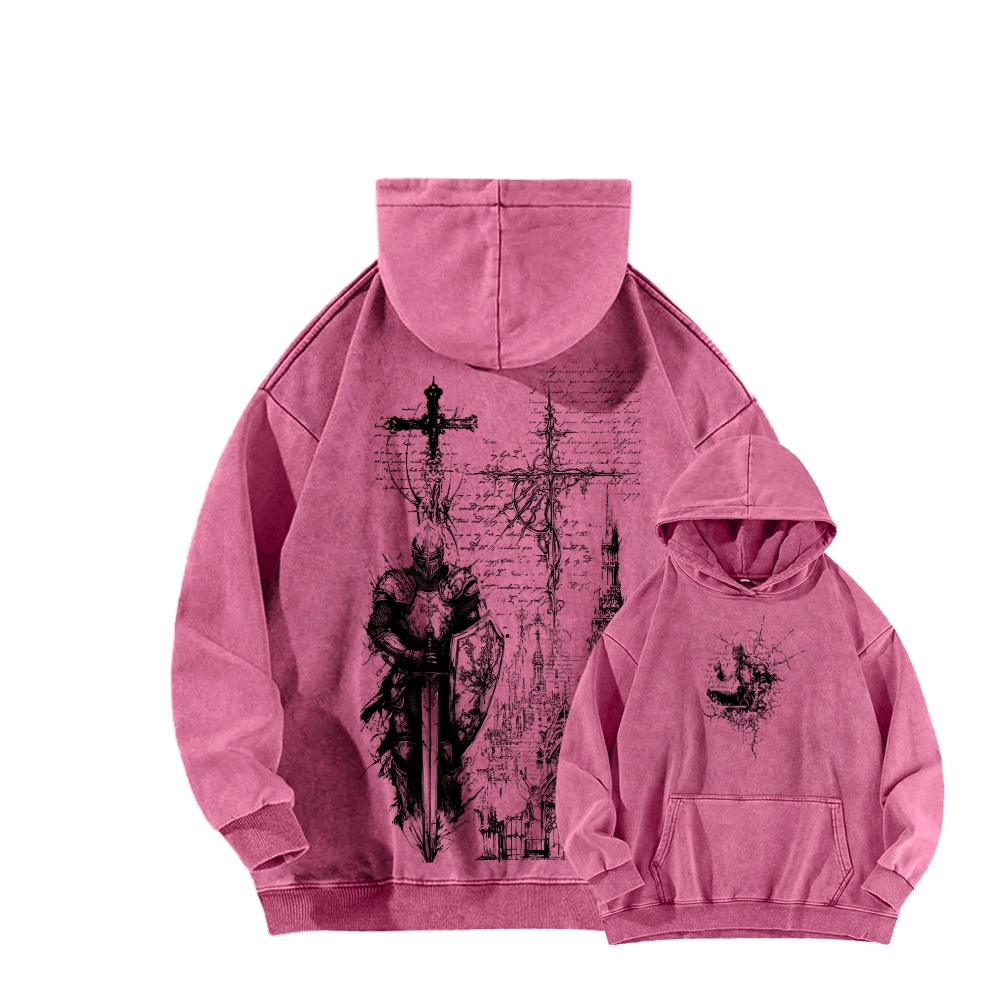 Dark Souls Unisex Washed Hoodie 2602006806