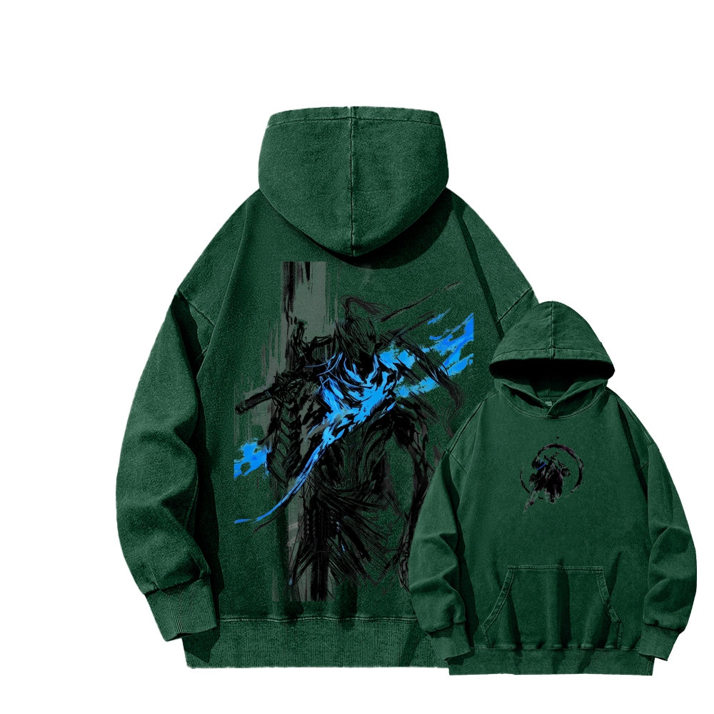 Dark Souls Unisex Washed Hoodie 2602006816