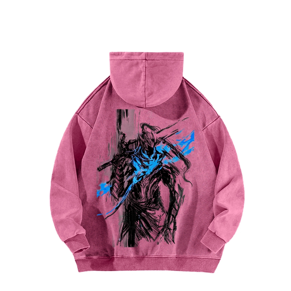 Dark Souls Unisex Washed Hoodie 2602006816