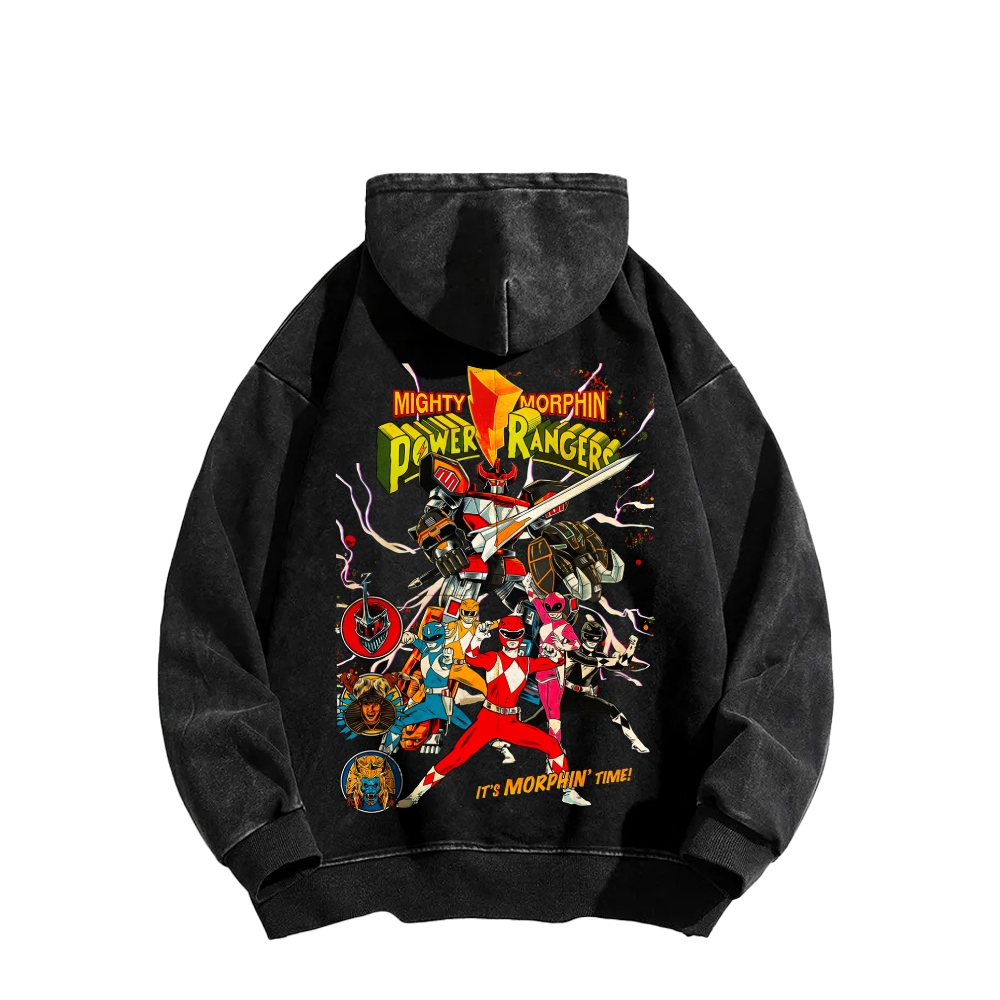 Power Rangers Unisex Washed Hoodie 2602006828