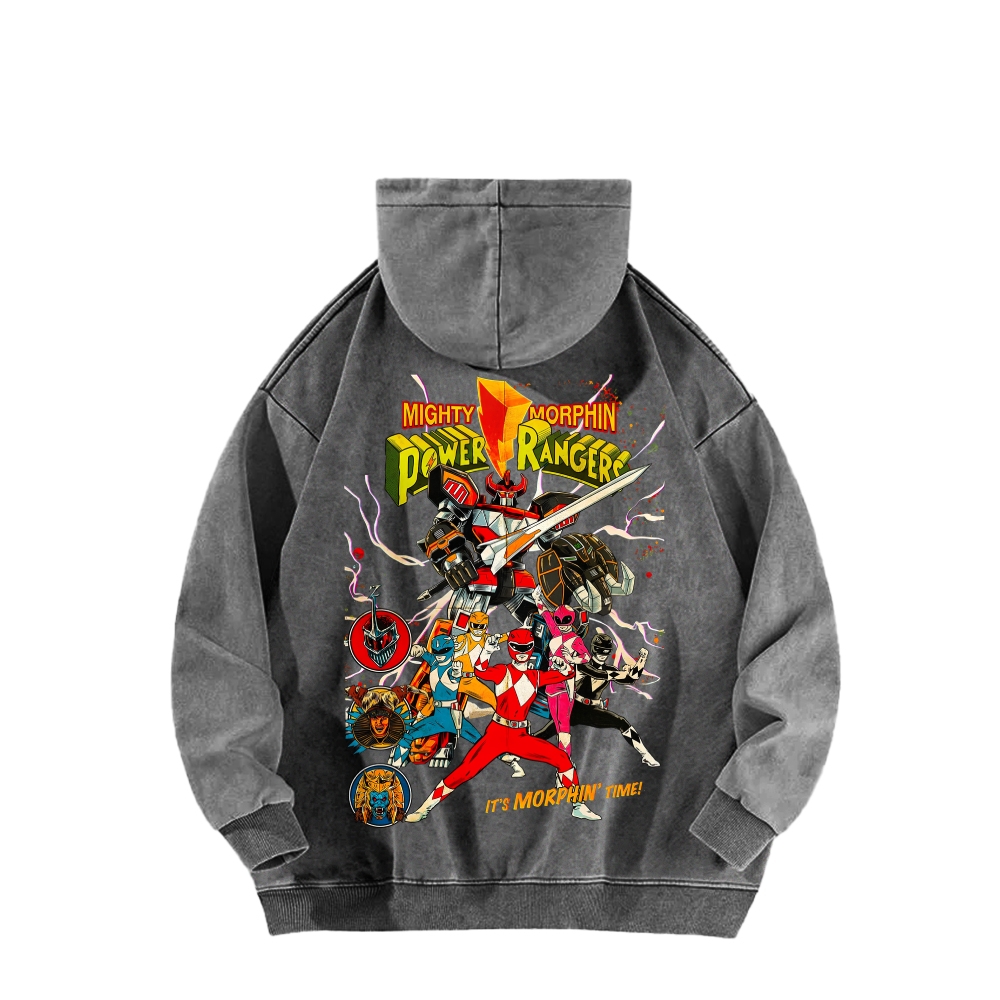 Power Rangers Unisex Washed Hoodie 2602006828