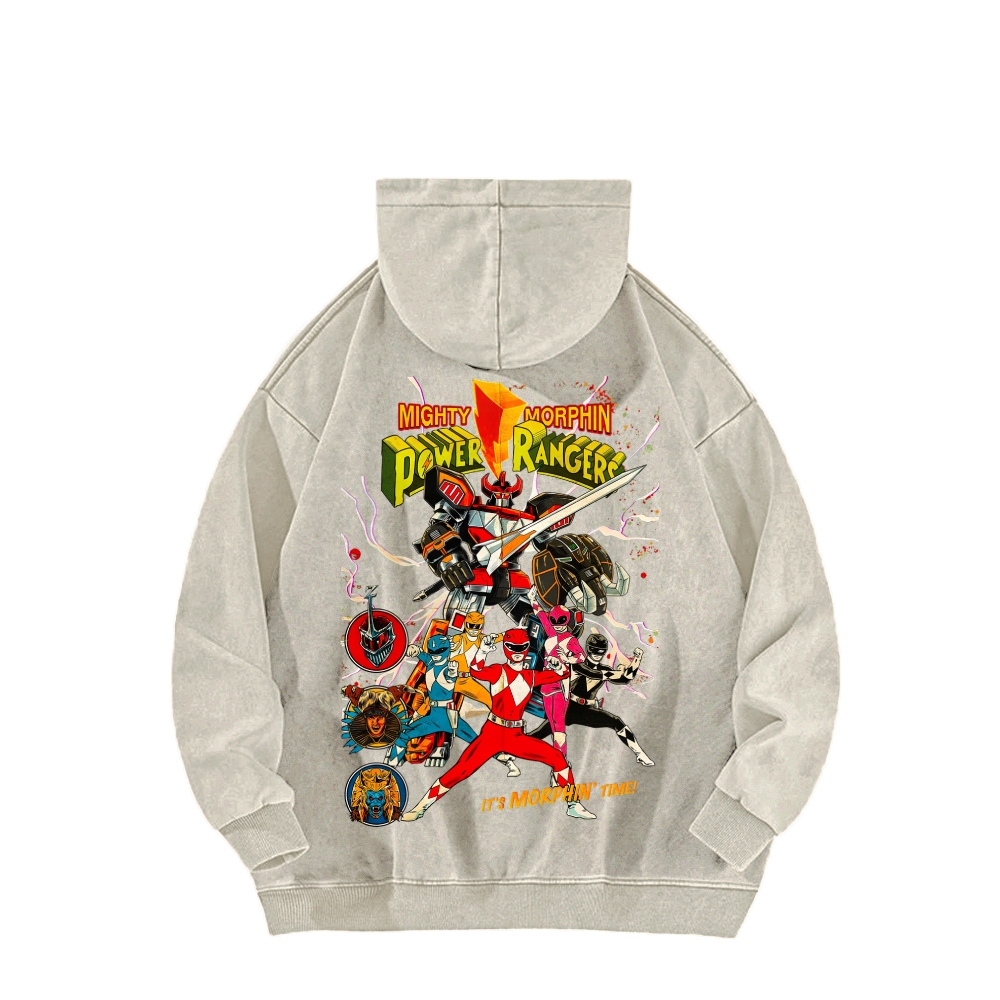 Power Rangers Unisex Washed Hoodie 2602006828