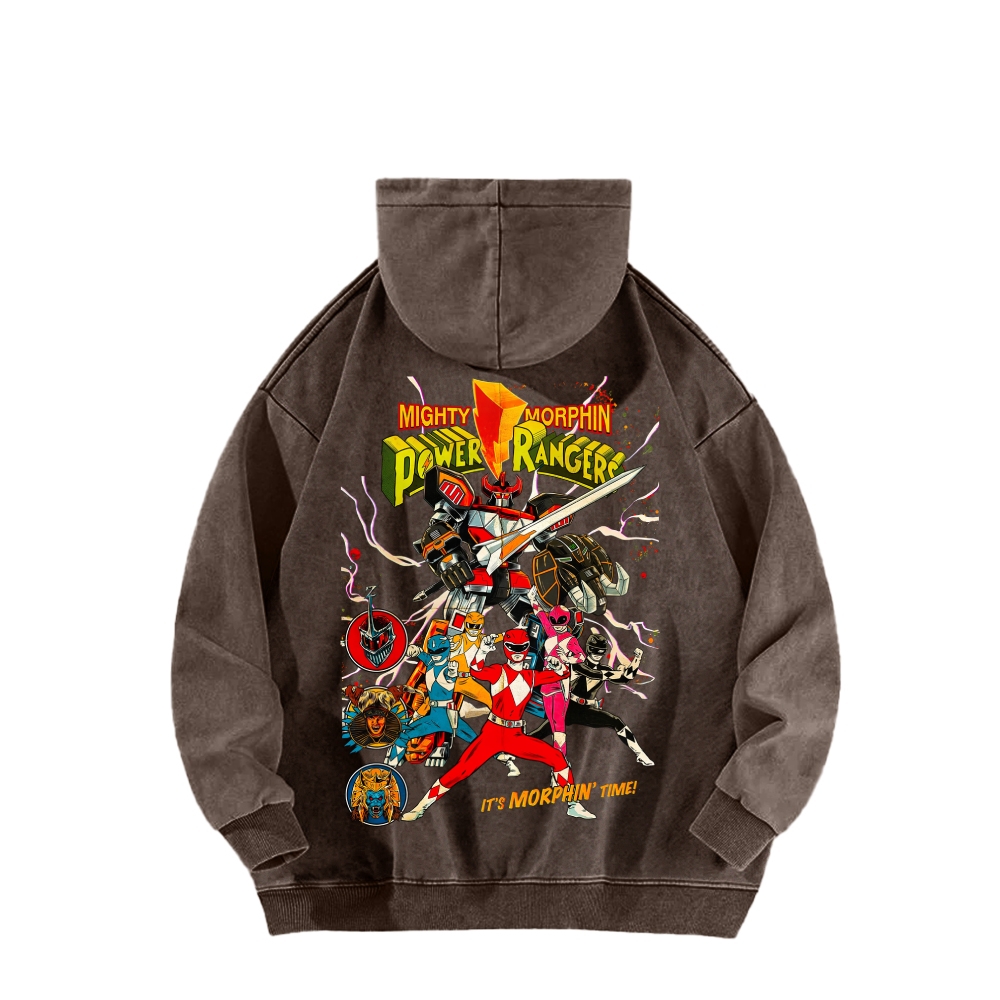 Power Rangers Unisex Washed Hoodie 2602006828