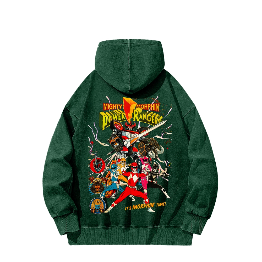 Power Rangers Unisex Washed Hoodie 2602006828