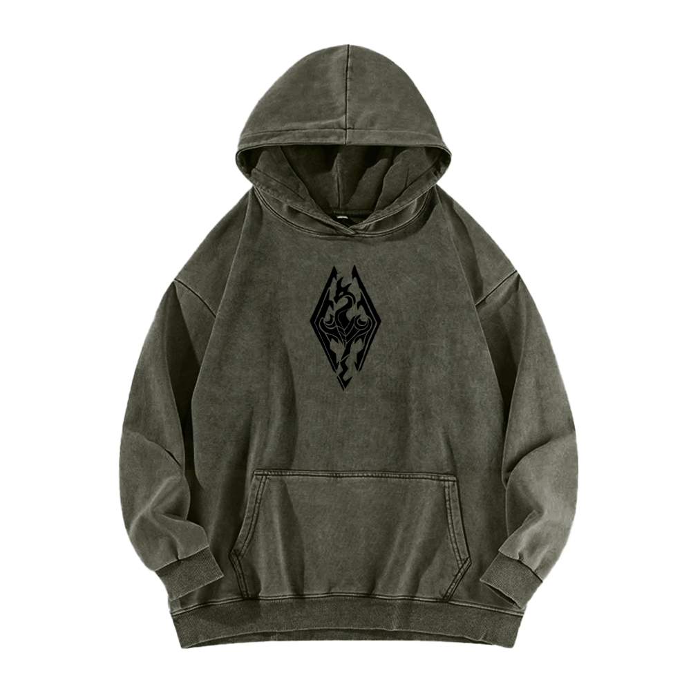 The Elder Scrolls Unisex Washed Hoodie 2602006843