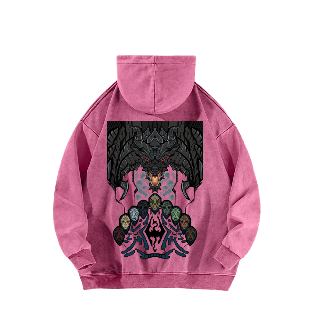 The Elder Scrolls Unisex Washed Hoodie 2602006843