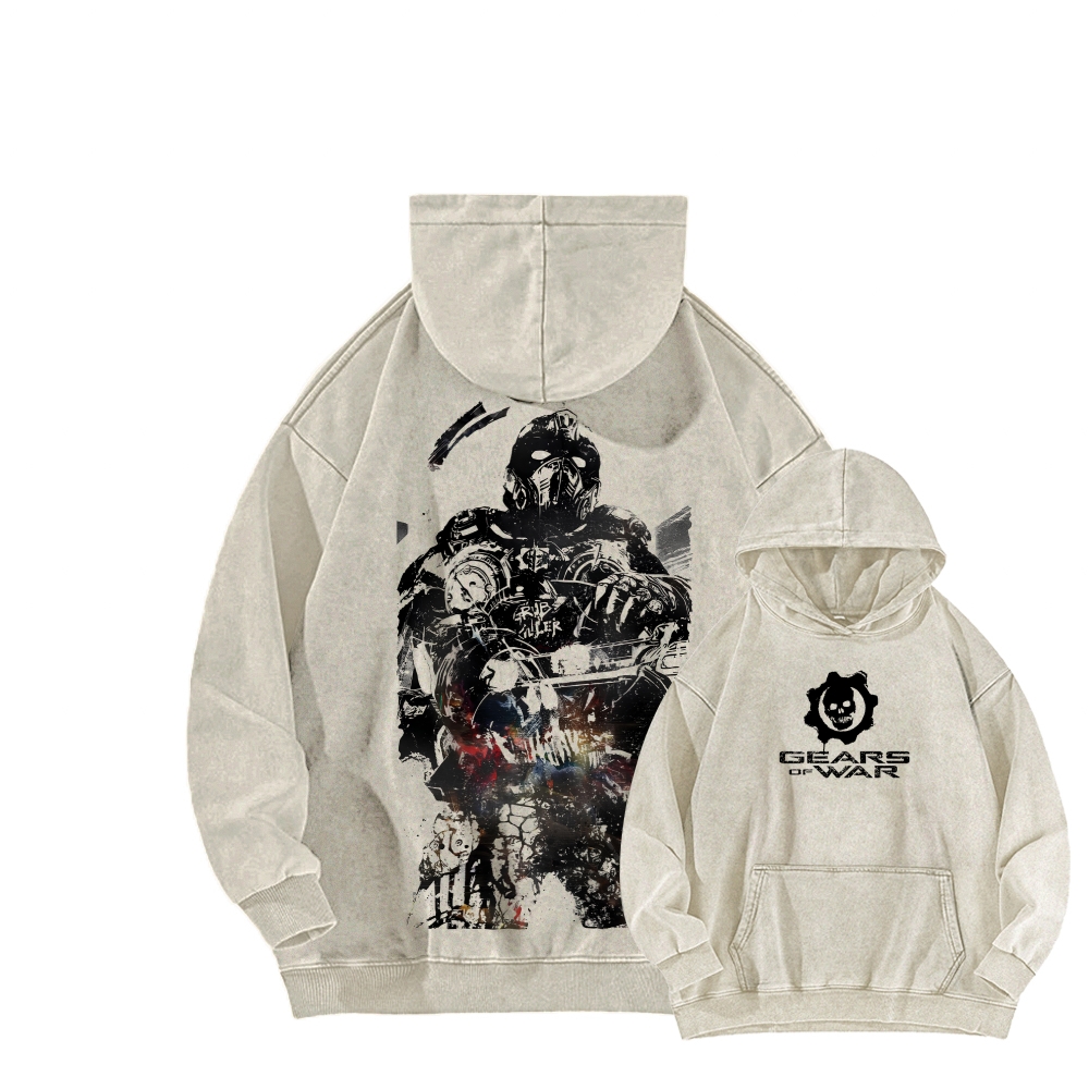 Gears of War Unisex Washed Hoodie 2602006877