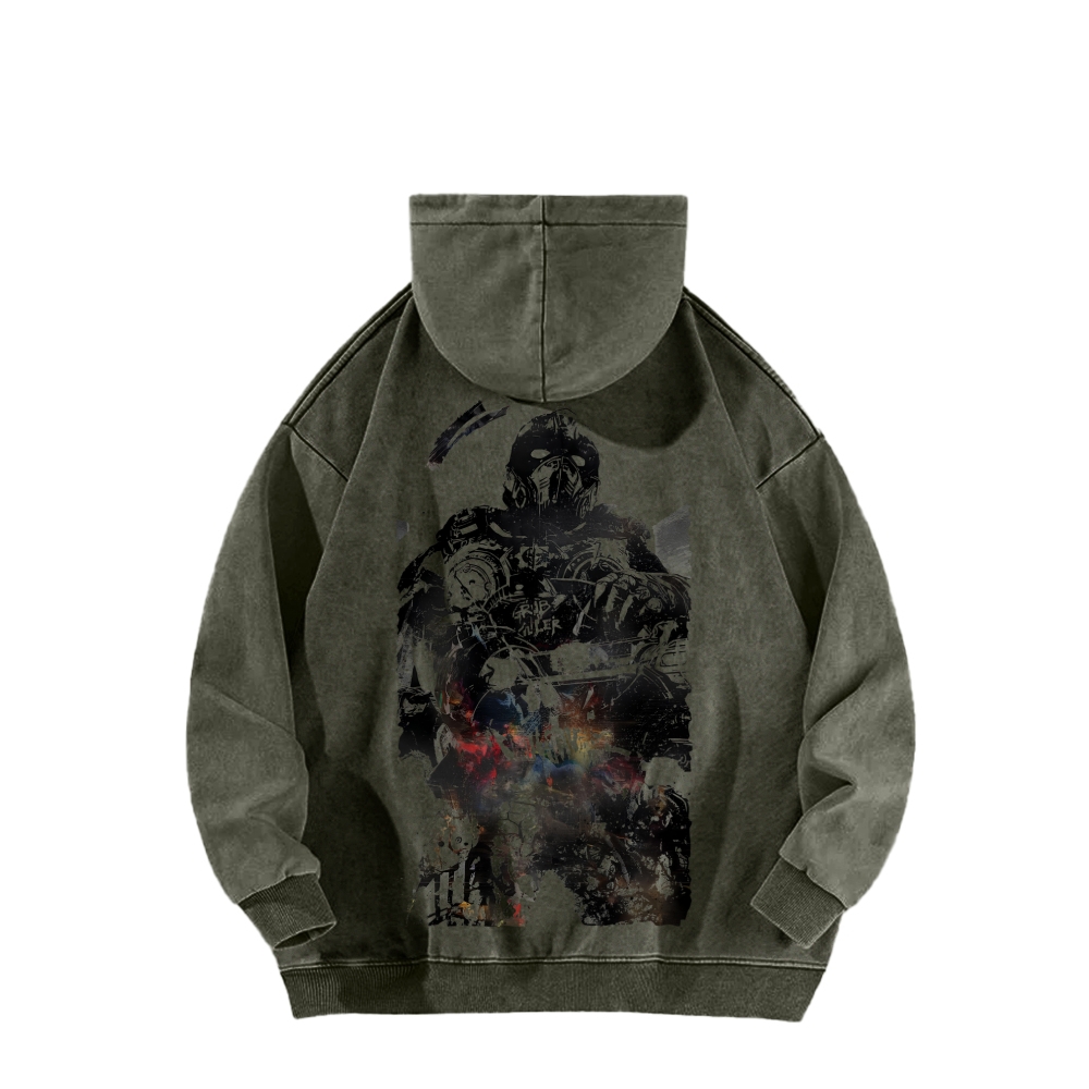 Gears of War Unisex Washed Hoodie 2602006877