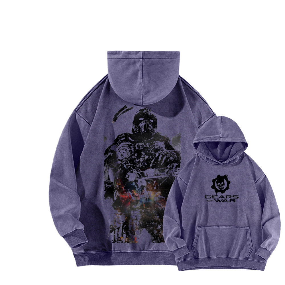 Gears of War Unisex Washed Hoodie 2602006877