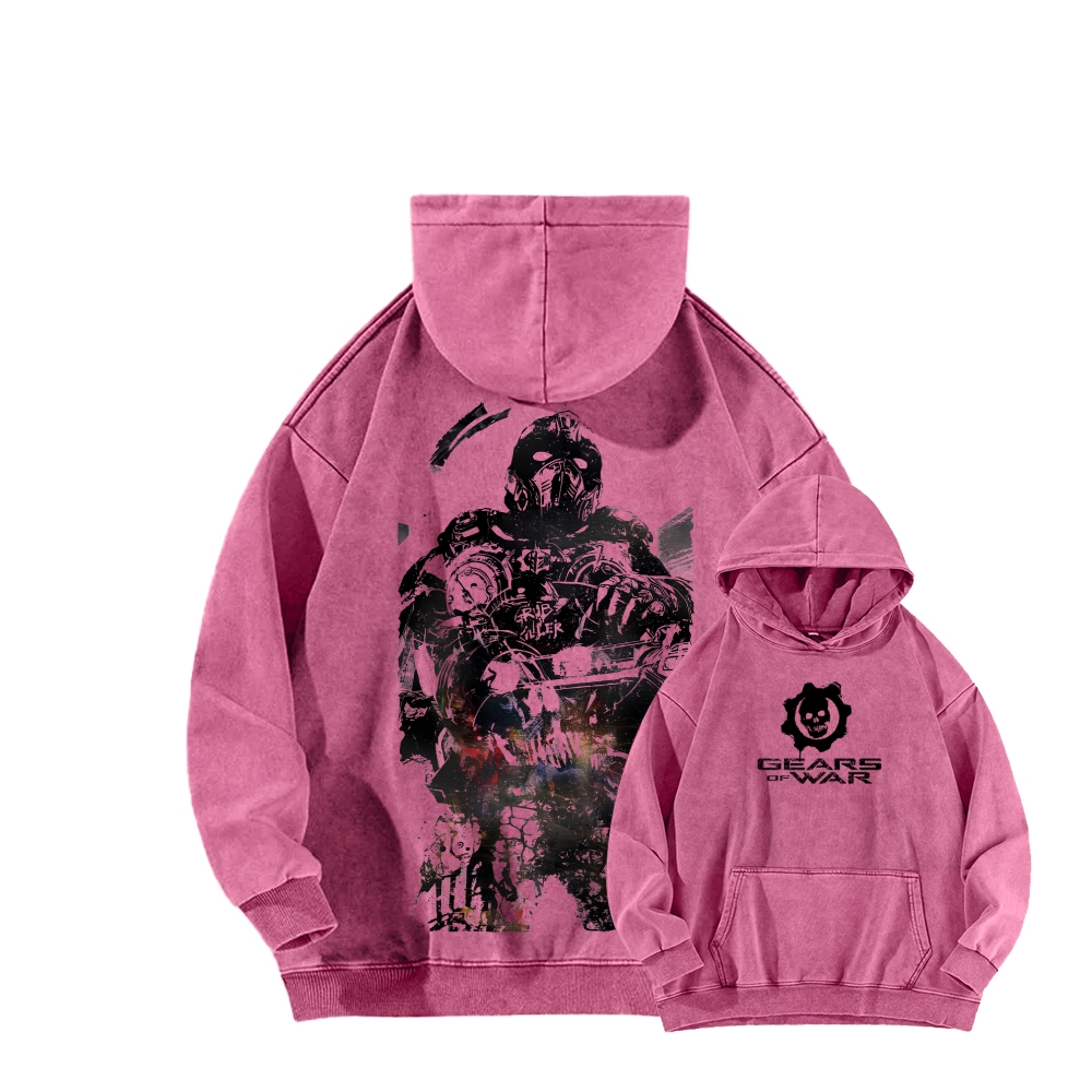 Gears of War Unisex Washed Hoodie 2602006877