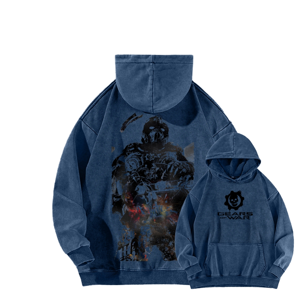 Gears of War Unisex Washed Hoodie 2602006877