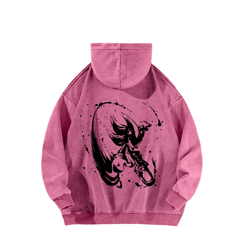 Sonic Unisex Washed Hoodie 2602007139