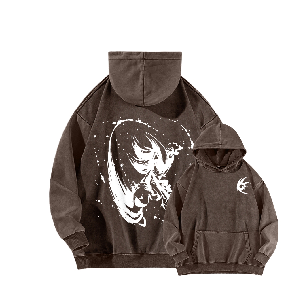 Sonic Unisex Washed Hoodie 2602007139