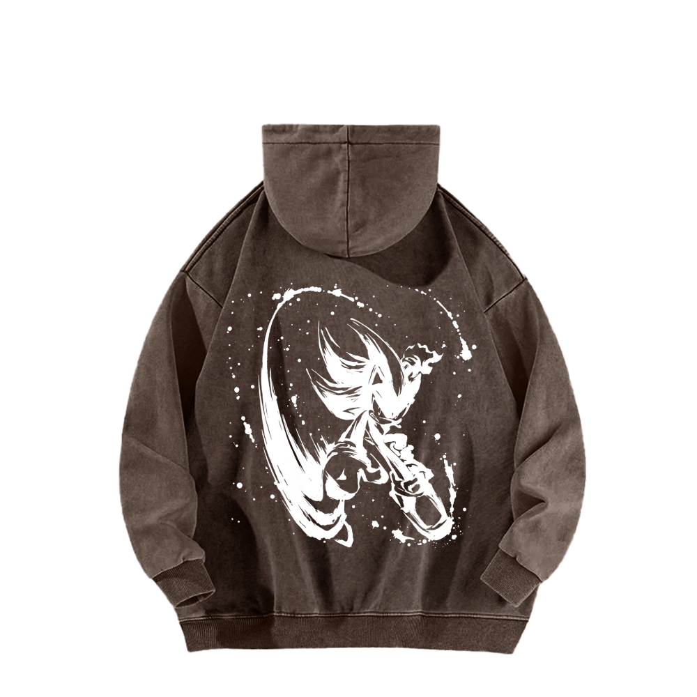 Sonic Unisex Washed Hoodie 2602007139