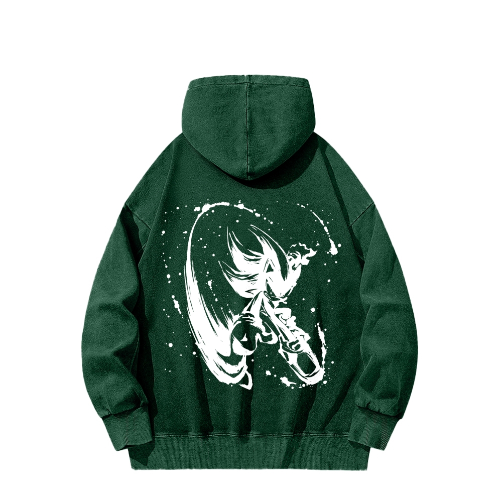 Sonic Unisex Washed Hoodie 2602007139