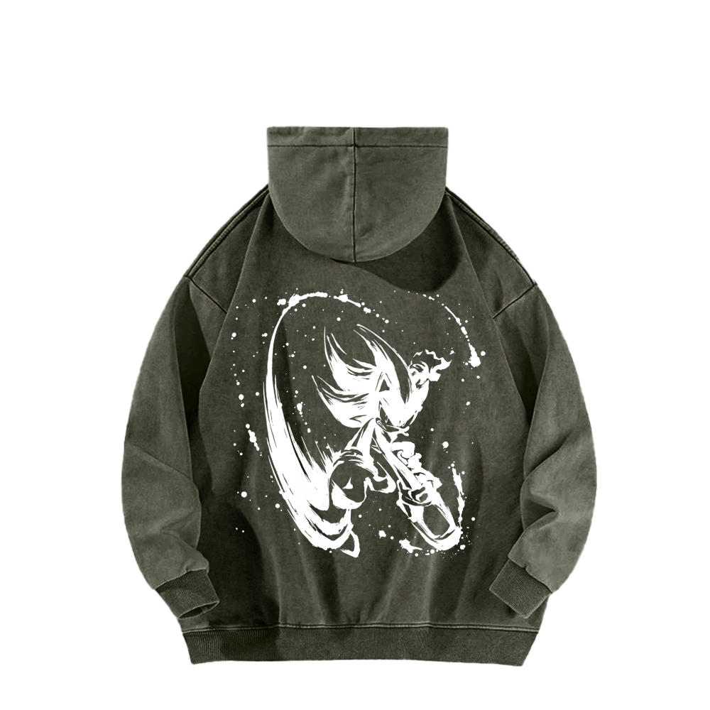Sonic Unisex Washed Hoodie 2602007139